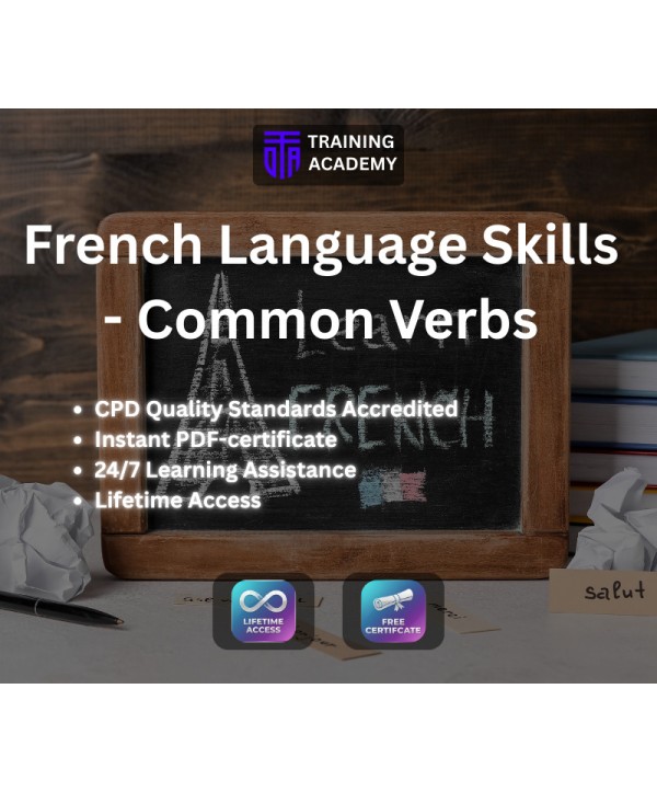 French Language Skills - Common Verbs Course Online Training Academy Key GLOBAL